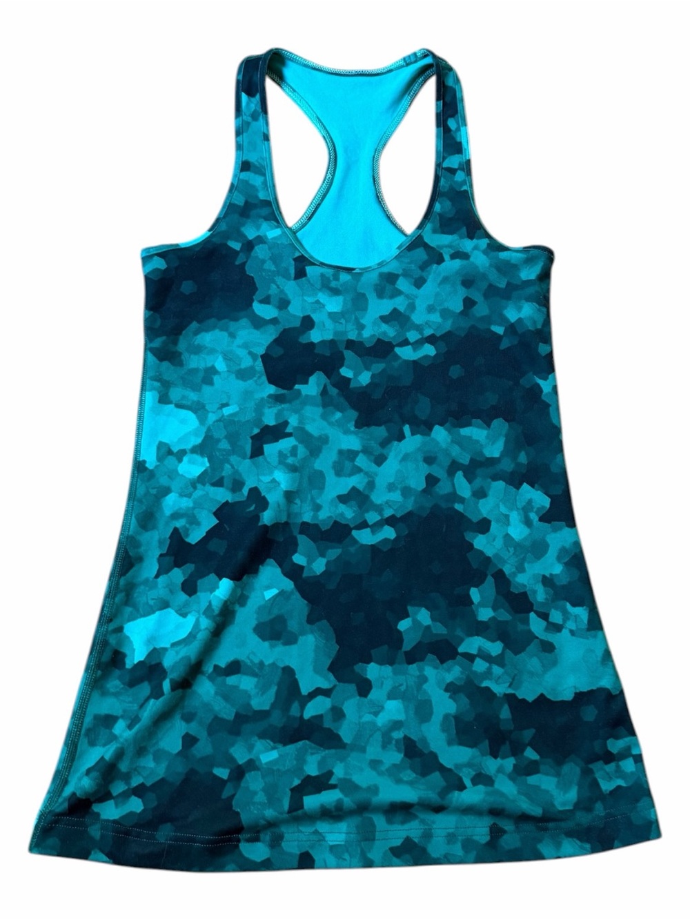 Lululemon Cool Racerback CRB Tank – Clouded Dreams / Cosmic Teal Green Size 4/6